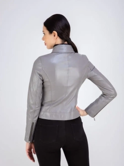 Кожаная куртка демисезонная косуха