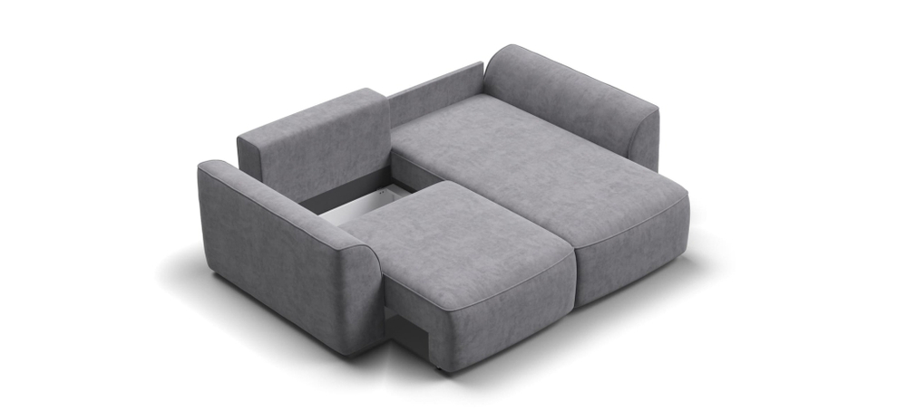 Угловой диван KING MODOOL Велюр Royal агат