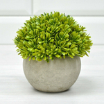 Цветы искусственные в кашпо 13*9см, полистоун, PVC, NNCBG5