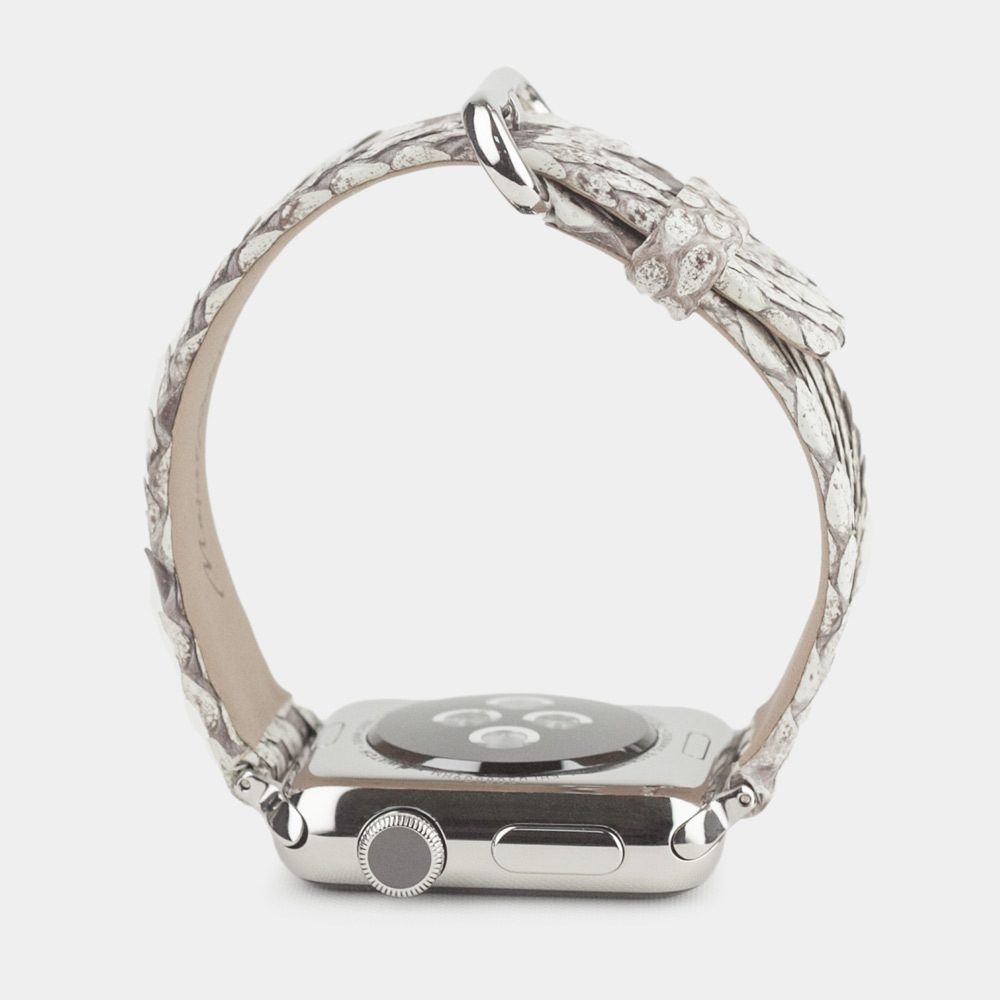 Ремешок для Apple Watch 40/41/42 mm из кожи питона, цвета Natur