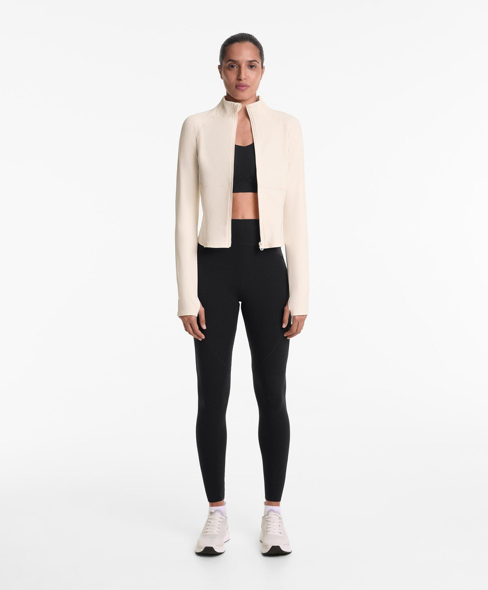 Oysho Легкая и теплая высокотехнологичная куртка Running, экрю