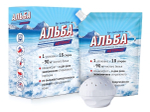 Автомат-концентрат АЛЬБА коробка универсальное средство для стирки 900 гр