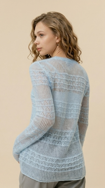 Джемпер женский Т038-04 голубой