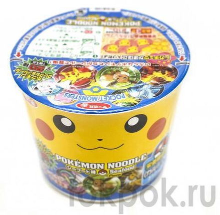Лапша со вкусом морепродуктов детская Daikoku "Покемон", 37 гр