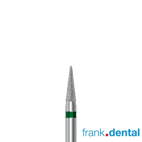 Бор алмазный зеленый  Frank Dental типа FG - D.852.018.G.FG