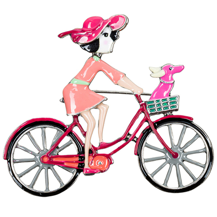 Брошь Shadore Велосипед XZ2294.7 R/S