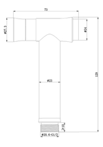 Гигиеническая лейка AltroBagno BS 060202 Cr