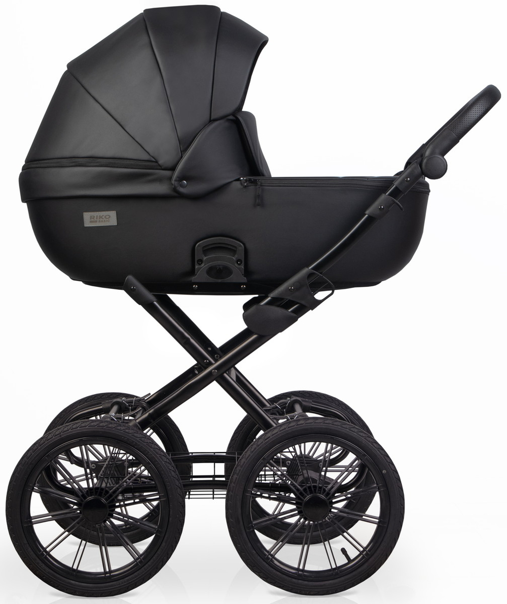 Детская коляска Riko Basic Montana X Ecco Prestige 2 в 1 12 Black (черный)
