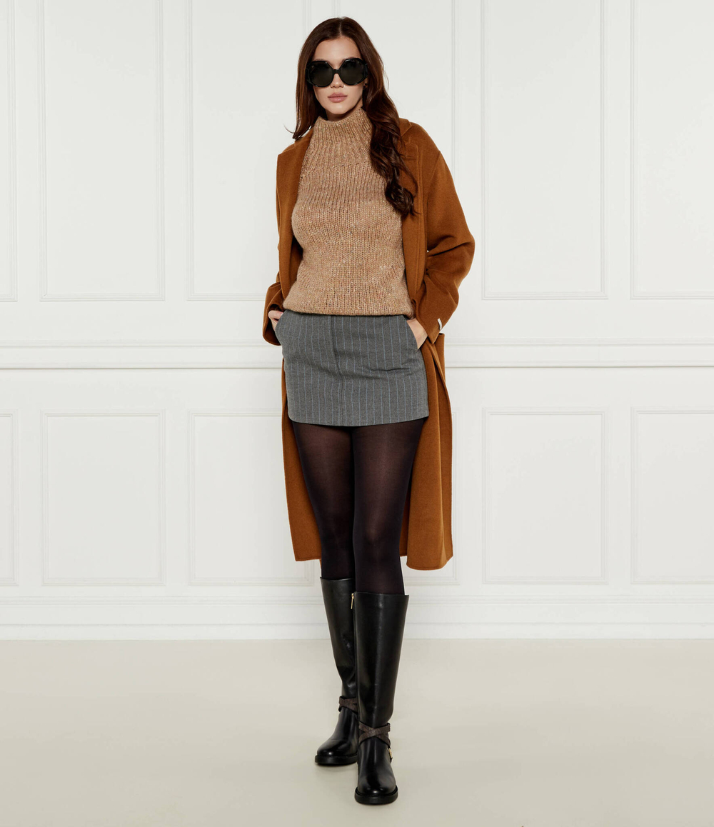 Шерстяной гольф BERTA MAX&Co. - коричневый(6366024)