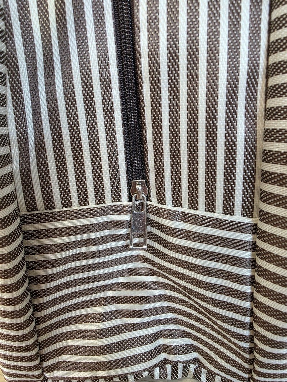 Термосумка для обеда, в коричневую полоску 0331-6