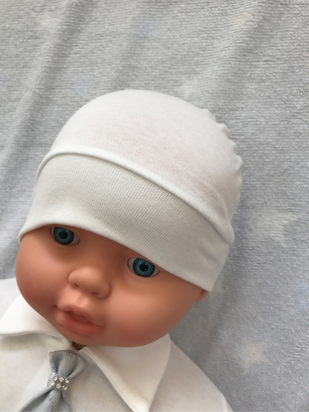 Комплект на выписку для мальчика Галстук (кофта, ползунки, шапочка) Артикул: 0303и (Малышеево) (Размер: 56)