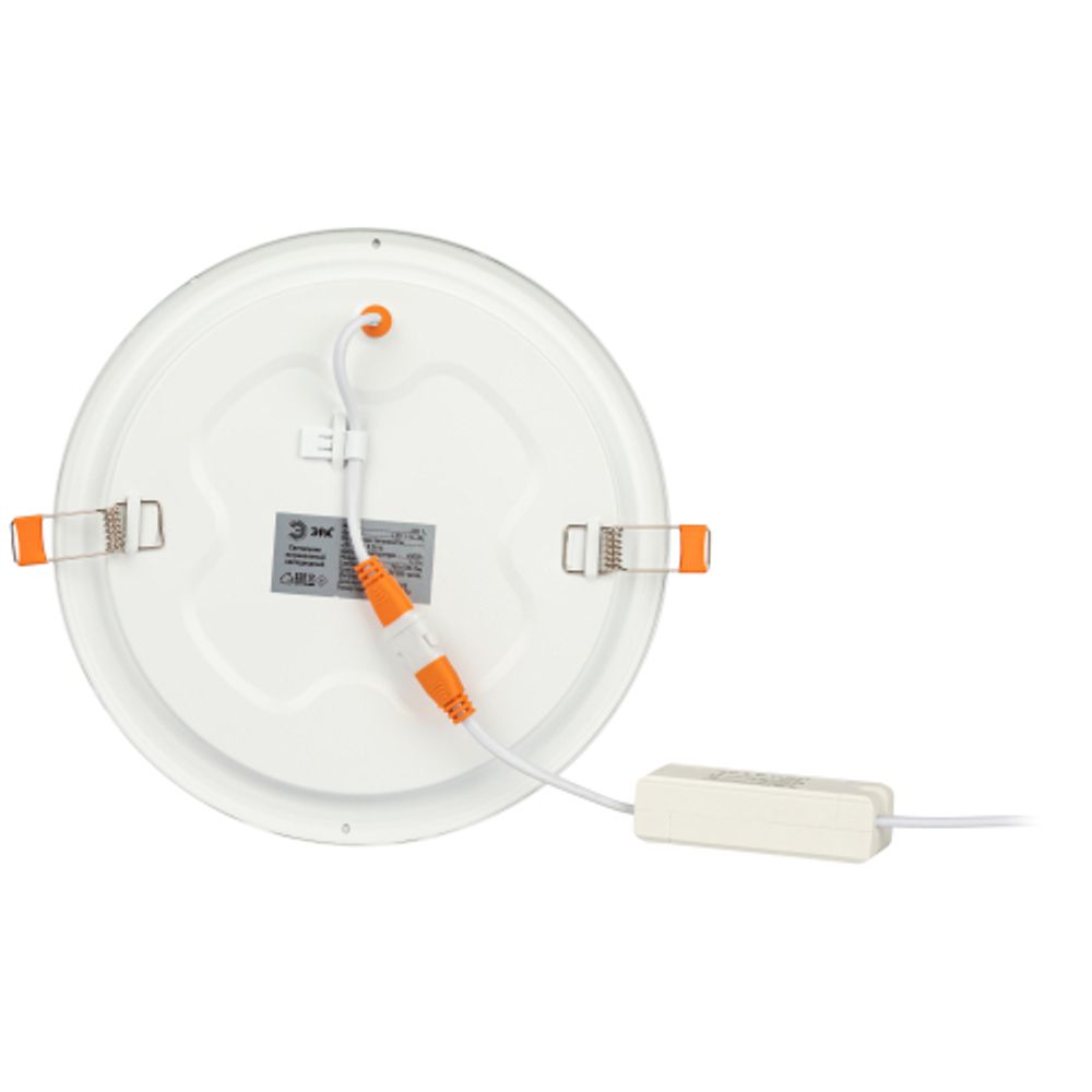 Светильник светодиодный встраиваемый ЭРА LED 1-16-6K круглый 16Вт 6500К | Downlight