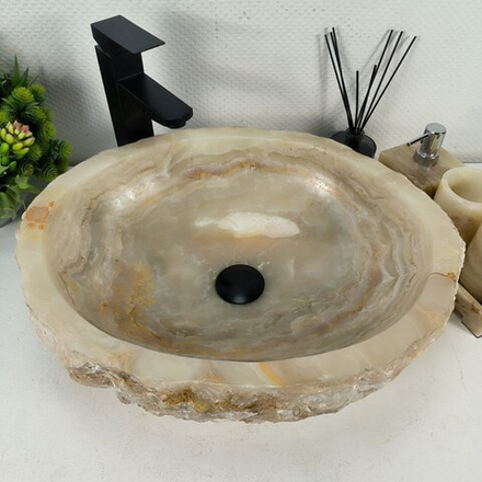 Раковина из оникса Erozy Green EO-64436 52*41*15 0162