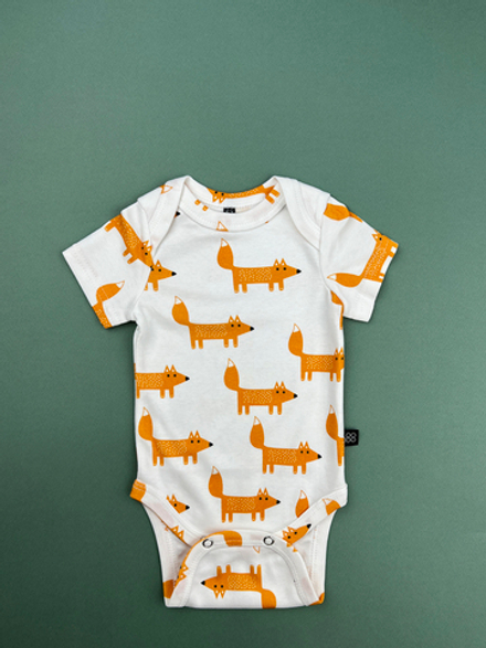 Боди с коротким рукавом LooJoo Лисы