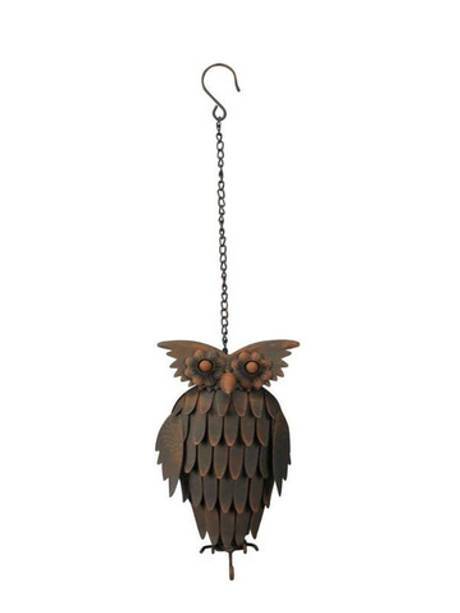 Декор - Кормушка "Сова" 11x7x22 см + 26 см подвес
