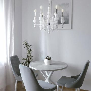 8260/6 MODERNI LN26 126 белый/хром, металл Люстра E14 6*40W 220V NANA