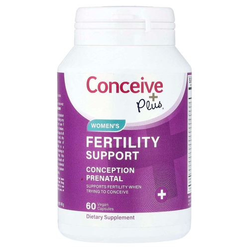 Conceive Plus, Поддержка фертильности для женщин`` 60 вегетарианских капсул