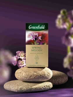 Чай в пакетиках чёрный Greenfield Spring Melody, 25 шт