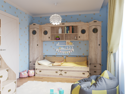 Детская спальня Мираж-1 комплект №4