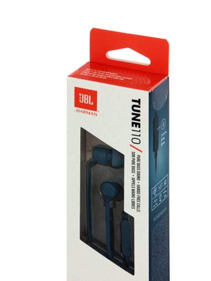 Наушники JBL T110 blue