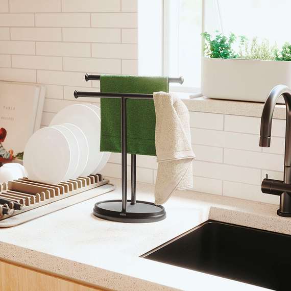 Держатель для полотенец palm, черный