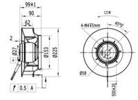 Мотор-колесо LXFB2E225-62-P92-35