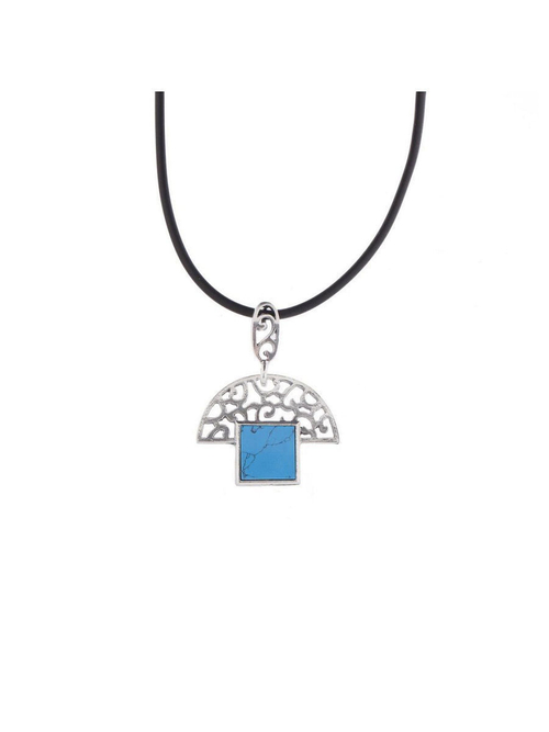 "Ушу" подвеска в серебряном покрытии из коллекции "Китай город" от Jenavi с замком карабин