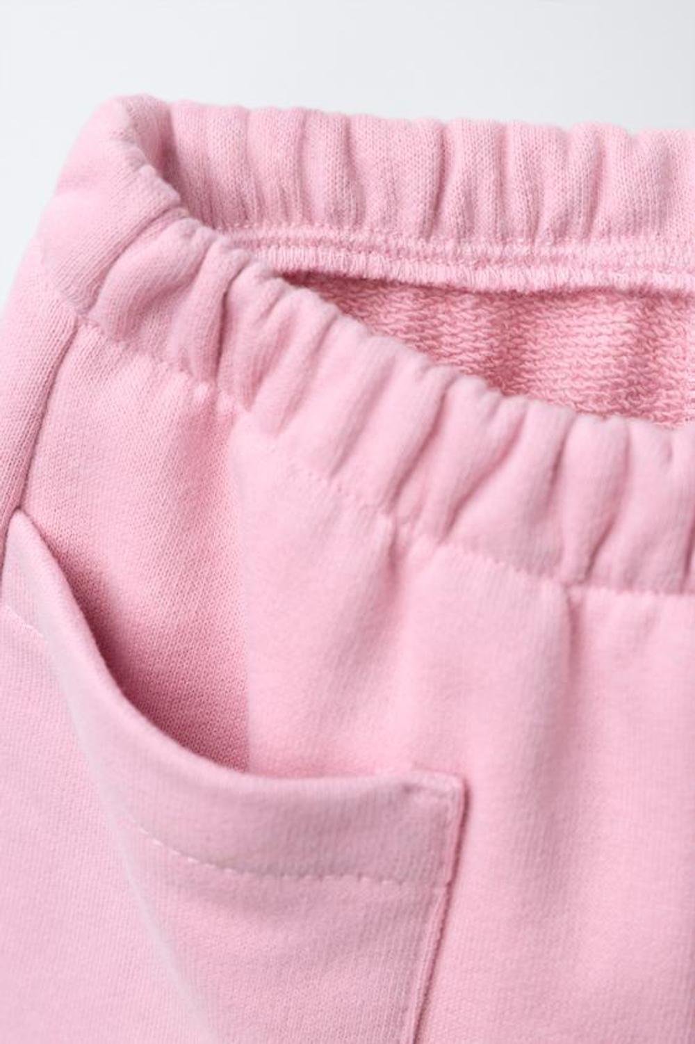 ZARA БРЮКИ BAGGY ИЗ МЯГКОЙ ТКАНИ С НАШИВКОЙ, ЦВЕТ РОЗОВОГО ДЕРЕВА