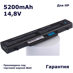 Аккумулятор iBatt 5200mAh, для HSTNN-LB88 HSTNN-iB89 HSTNN-iB88 HSTNN-OB89 NZ375AA HSTNN-I61C HSTNN-I60C 593576-001