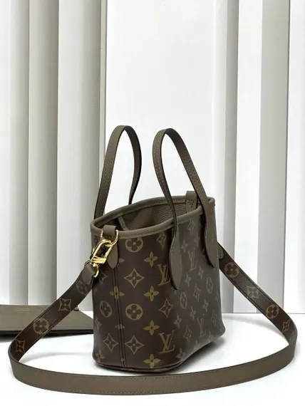 Сумка Louis Vuitton Neverfull Inside Out BB серый