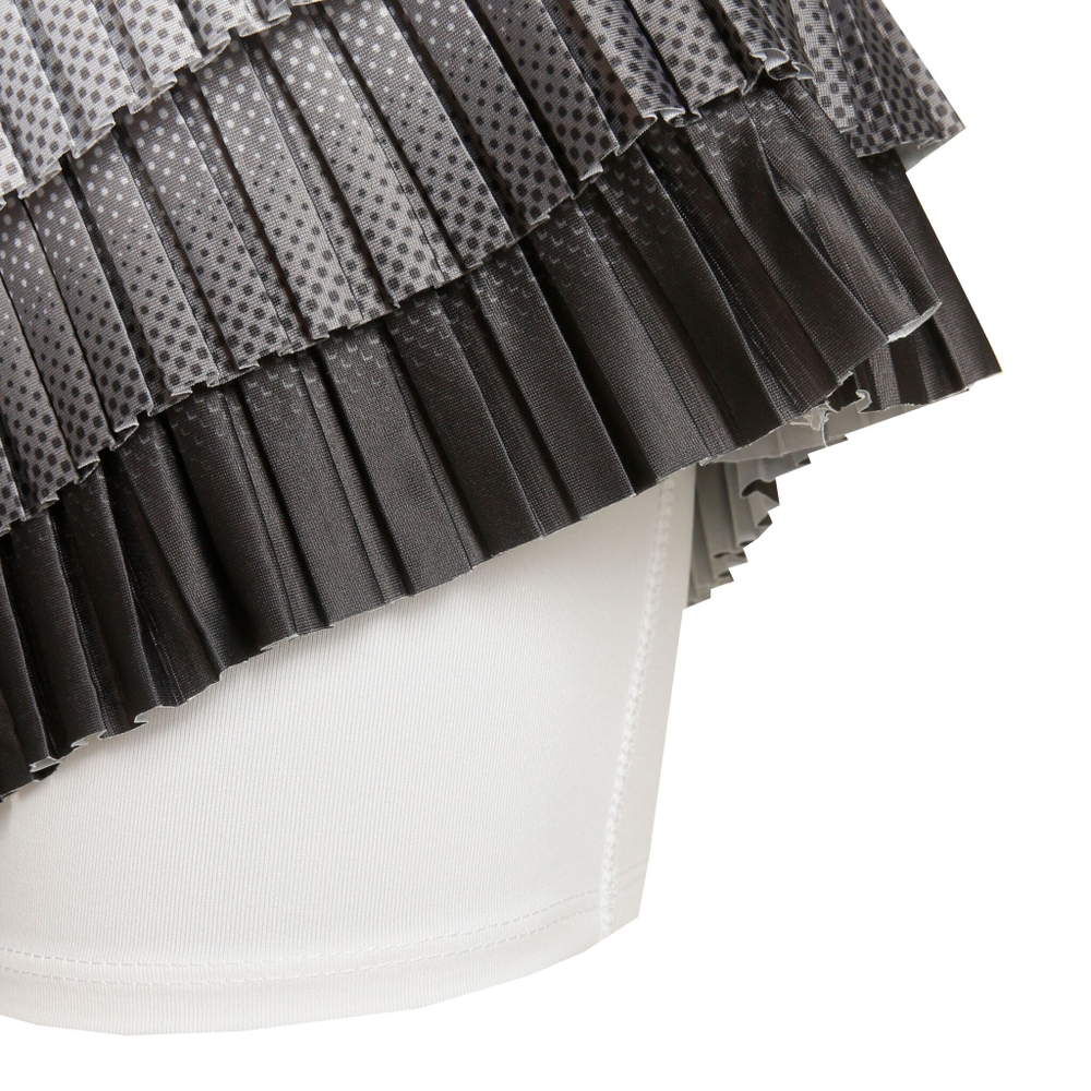 Женская теннисная юбка Lucky in Love Ultra Wave Pleated Skirt Women - White, Grey