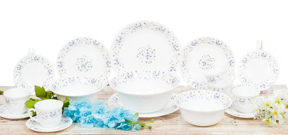 Сервиз столовый стеклокерам, 19 пр, 6 перс, Daniks, Эдем