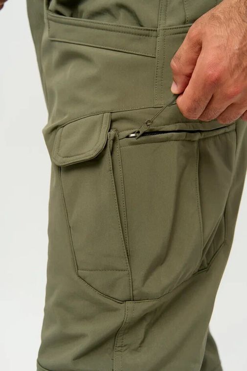 Костюм тактический утепленный Softshell Олива
