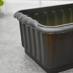 Ящик балконный с дренажной решеткой, черный