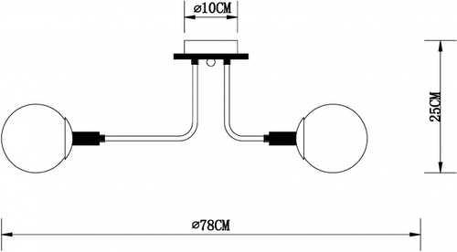 Потолочная люстра Arte Lamp OXFORD A2716PL-6BK