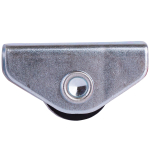 ОПОРА КОЛЕСНАЯ НЕПОВОР.НА ПЛОЩ. 15ММ ПЛАСТ (ЧЕРНЫЙ 1 ШТ)