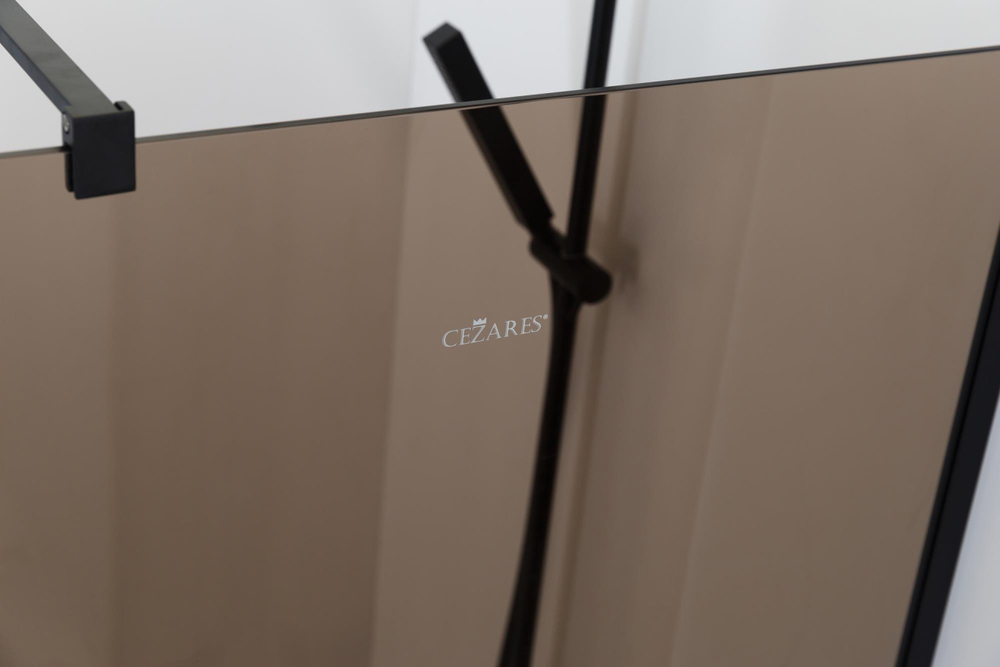 Душевая перегородка Cezares LIBERTA-L-1-120-BR-NERO