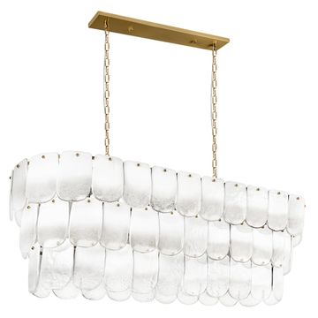 Подвесная люстра 20*E14 10482/1200R White бронза/белый Gradient LOFT IT