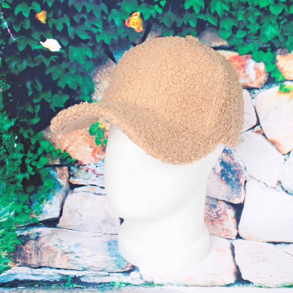 Бейсболка утепленная «ZIMA», цвет капучино