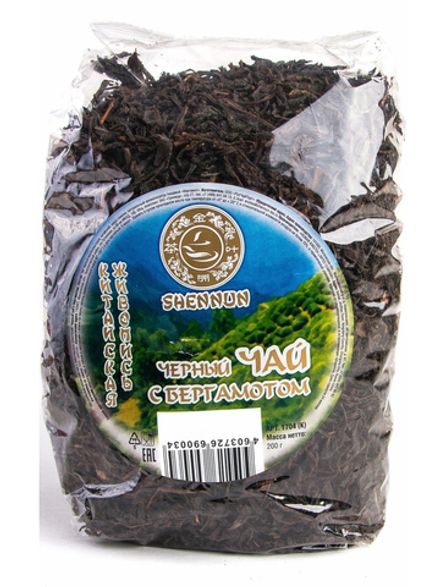 Чай черный Shennun с бергамотом 200 г