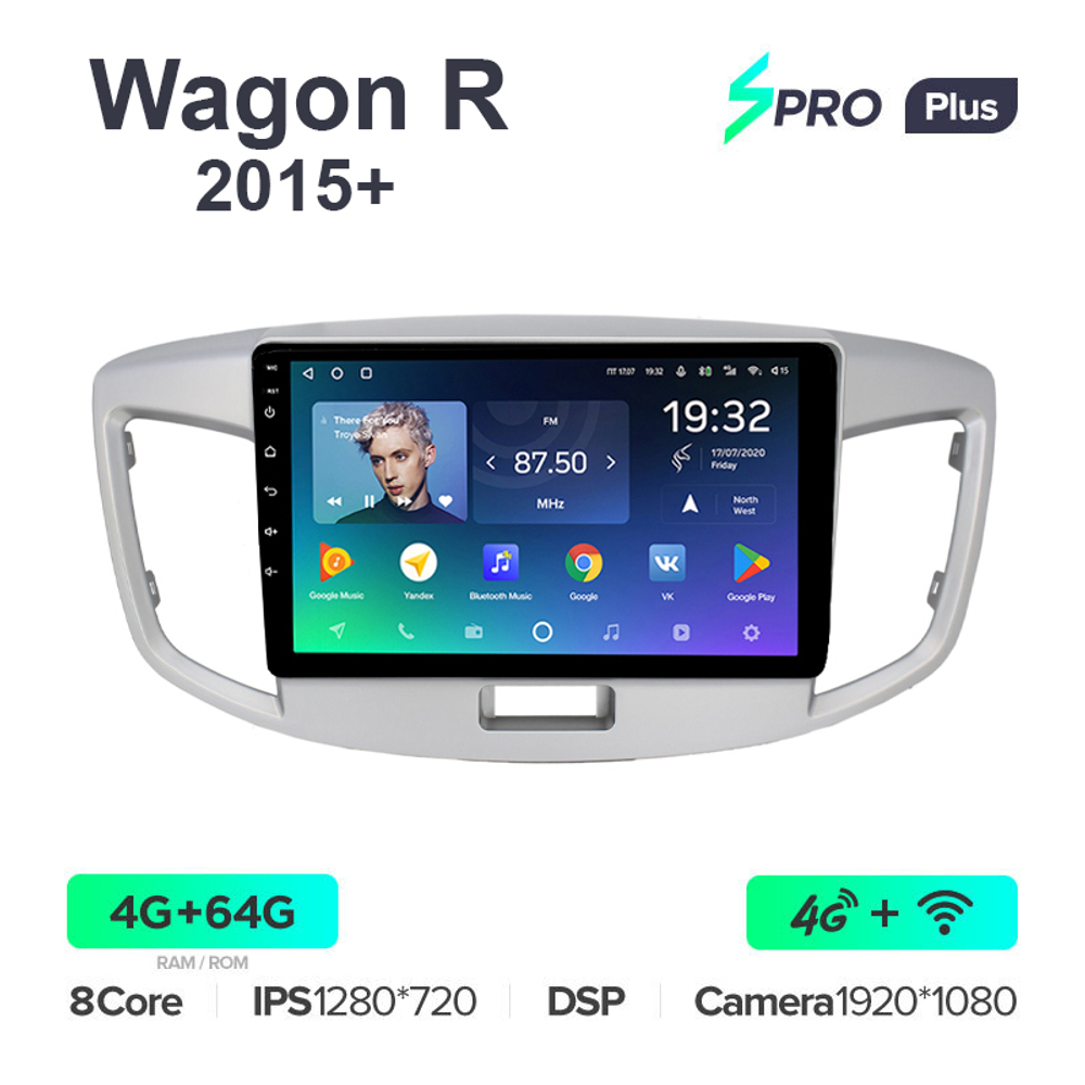 Teyes SPRO Plus 9"для Suzuki Wagon R 2015+