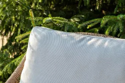 "Венеция" лаунж-зона из искусственного ротанга, цвет соломенный