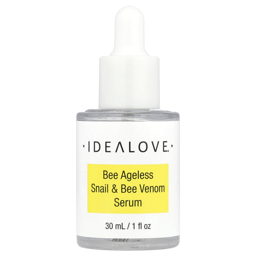 Idealove, Bee Ageless, сыворотка с улиткой и пчелиным ядом, 30 мл (1 жидк. унц.)