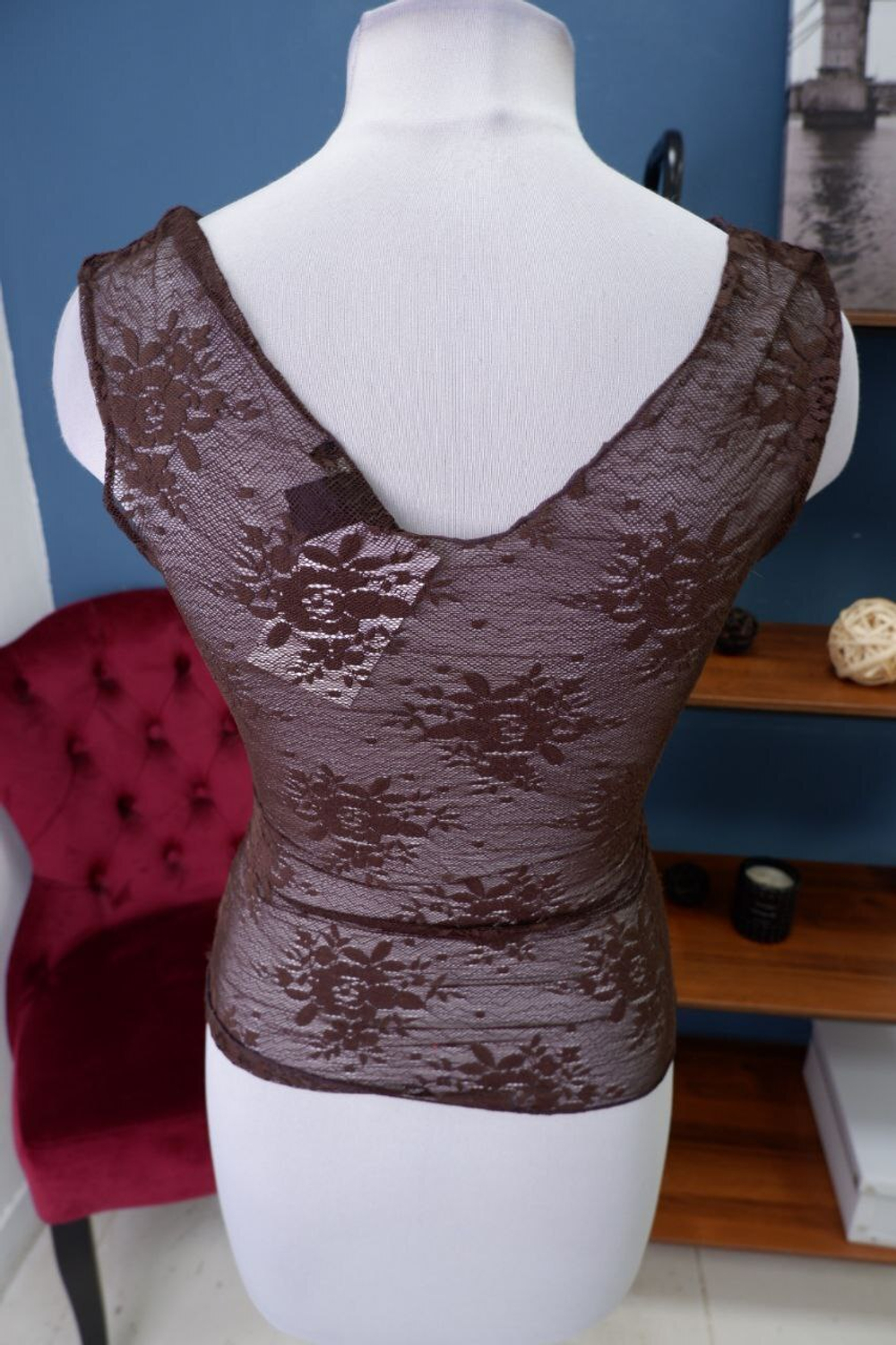 Топ H&M кружевной 44 размер