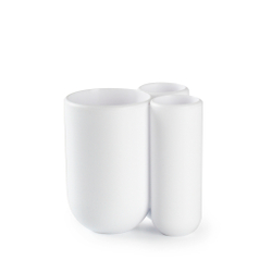 Стакан для зубных щеток Touch белый Umbra