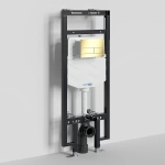 Инсталляция для унитаза WasserKraft Dinkel 58TLT.010.ME.PG04 с кнопкой глянцевое золото