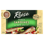 Reese, сардины, в 100% оливковом масле, 124 г (4,4 унции)