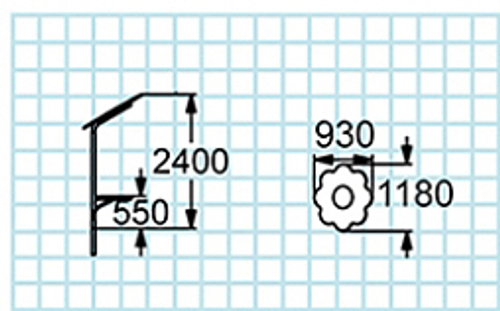 Зонтик для песочницы "Цветочек"