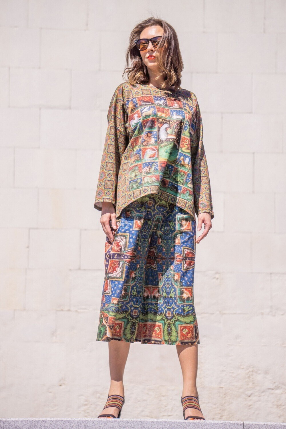 Брюки-кюлоты "Бестиарий"