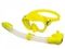 Набор маска+трубка Sargan Агидель желтый/желтый